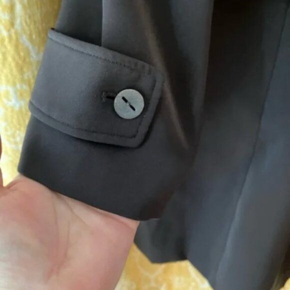 Y2K Halston Suit 10 Long Blazer Wide Leg Pants Minimalist Capsule Luxury - Picture 7 of 13